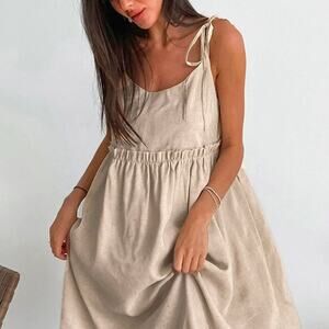 NWT REVOLVE & ANTHROPOLOGIE lovers COMMENSE line cotton DRESS mini M